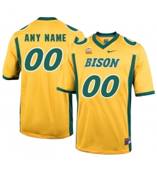 North Dakota State Customized Jersey Yellow North Dakota State Customized Jersey Yellow