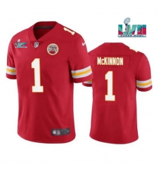 Men Women Youth Toddler Kansas City Chiefs 1 Jerick McKinnon Red Super Bowl LVII Patch Vapor Untouchable Limited Stitched Jersey Men Women Youth Toddler Kansas City Chiefs 1 Jerick McKinnon Red Super Bowl LVII Patch Vapor Untouchable Limited Stitched Jersey