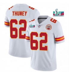 Men Women Youth Toddler Kansas City Chiefs 62 Joe Thuney White Super Bowl LVII Patch Vapor Untouchable Limited Stitched Jersey Men Women Youth Toddler Kansas City Chiefs 62 Joe Thuney White Super Bowl LVII Patch Vapor Untouchable Limited Stitched Jersey