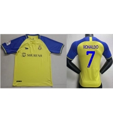 Men Women Youth Al-Nassr FC Cristiano Ronaldo Home Soccer Jersey Men Women Youth Al-Nassr FC Cristiano Ronaldo Home Soccer Jersey