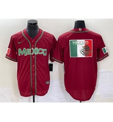 Men Mexico Baseball 2023 Red World Baseball Classic Team Big Logo Stitched Jersey 5 Men Mexico Baseball 2023 Red World Baseball Classic Team Big Logo Stitched Jersey 5