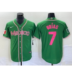 Men Mexico Baseball 7 Julio Urias 2023 Green World Baseball With Patch Classic Stitched Jersey 5 Men Mexico Baseball 7 Julio Urias 2023 Green World Baseball With Patch Classic Stitched Jersey 5