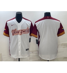 Men Venezuela Baseball Blank 2023 White World Baseball Classic Stitched Jersey Men Venezuela Baseball Blank 2023 White World Baseball Classic Stitched Jersey