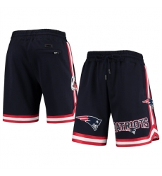 Men New England Patriots Navy Shorts Men New England Patriots Navy Shorts