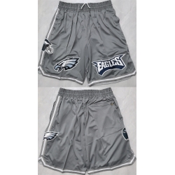 Men Philadelphia Eagles Grey Shorts 