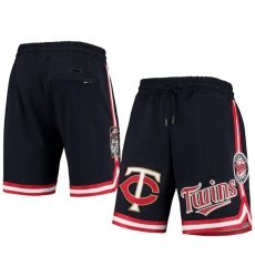 Men Minnesota Twins Navy Team Shorts Men Minnesota Twins Navy Team Shorts