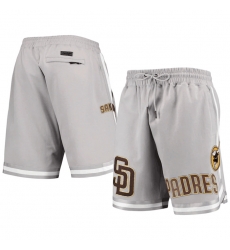 Men San Diego Padres Grey Shorts Men San Diego Padres Grey Shorts