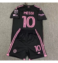 Men Women Youth Inter Miami CF #10 Lionel Messi Jersey Black Soccer Set Men Women Youth Inter Miami CF #10 Lionel Messi Jersey Black Soccer Set