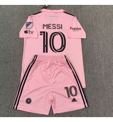 Men Women Youth Inter Miami CF #10 Lionel Messi Jersey Pink Soccer Set Men Women Youth Inter Miami CF #10 Lionel Messi Jersey Pink Soccer Set