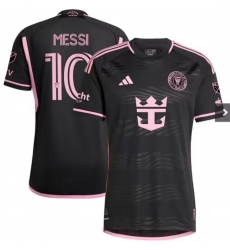 Men's Inter Miami CF Lionel Messi 10 2024 Black Pink Soccer Jersey Men's Inter Miami CF Lionel Messi 10 2024 Black Pink Soccer Jersey