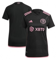 Women's Inter Miami CF adidas Black 2023 La Noche Replica Jersey Women's Inter Miami CF adidas Black 2023 La Noche Replica Jersey
