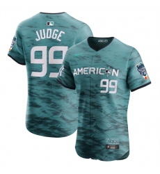 Men New York Yankees 99 Aaron Judge Teal 2023 All Star Flex Base Stitched Baseball Jersey 1 Men New York Yankees 99 Aaron Judge Teal 2023 All Star Flex Base Stitched Baseball Jersey 1