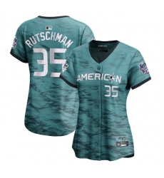 Women Baltimore Orioles 35 Adley Rutschman Teal 2023 All Star Stitched Baseball Jersey Women Baltimore Orioles 35 Adley Rutschman Teal 2023 All Star Stitched Baseball Jersey