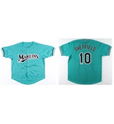 Men Marlins Sheffield Sttiched Jersey Men Marlins Sheffield Sttiched Jersey