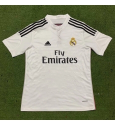 Men Real Madrid White Black Soccer Jersey FLY EMIRATES Men Real Madrid White Black Soccer Jersey FLY EMIRATES
