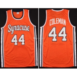 Syracuse Orange Coleman #44 Orange Throwback Jersey