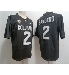 Men Colorado Buffaloes Shedeur Sanders #2 Black Stitched Football Jersey Men Colorado Buffaloes Shedeur Sanders #2 Black Stitched Football Jersey