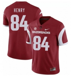 Men Arkansas Razorbacks Hunter Henry Red College Stitched NCAA Jersey Men Arkansas Razorbacks Hunter Henry Red College Stitched NCAA Jersey