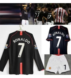 Manchester united Black Long Sleeve Chris Ronaldo #7 jersey Manchester united Black Long Sleeve Chris Ronaldo #7 jersey
