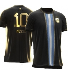 Men Argentina #10 Lion Messi Black Blue 2024 Soccer Jersey Men Argentina #10 Lion Messi Black Blue 2024 Soccer Jersey