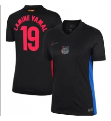 Men Barcelona #27 Lamine Yamal Black Jersey C Men Barcelona #27 Lamine Yamal Black Jersey C