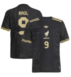 Mexico Raul Socceer Black Jersey Mexico Raul Socceer Black Jersey