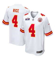Men Kansas City Chiefs 4 Rashee Rice White 2023 F U S E Vapor Untouchable Limited Stitched 2024 Super Bowl LVIII Jersey Men Kansas City Chiefs 4 Rashee Rice White 2023 F U S E Vapor Untouchable Limited Stitched 2024 Super Bowl LVIII Jersey