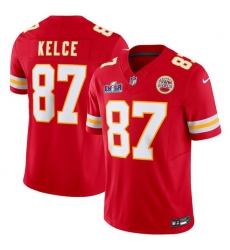 Men Kansas City Chiefs 87 Travis Kelce Red 2023 F U S E Vapor Untouchable Limited Stitched 2024 Super Bowl LVIII Jersey Men Kansas City Chiefs 87 Travis Kelce Red 2023 F U S E Vapor Untouchable Limited Stitched 2024 Super Bowl LVIII Jersey