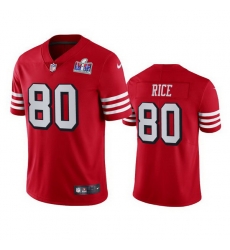 Nike 49ers 80 Jerry Rice Red Rush Men Stitched NFL Vapor Untouchable Limited 2024 Super Bowl LVIII Jersey Nike 49ers 80 Jerry Rice Red Rush Men Stitched NFL Vapor Untouchable Limited 2024 Super Bowl LVIII Jersey