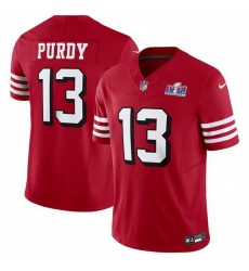 Youth San Francisco 49ers 13 Brock Purdy 2023 F U S E New Red Vapor Untouchable Limited Stitched Football 2024 Super Bowl LVIII Jersey Youth San Francisco 49ers 13 Brock Purdy 2023 F U S E New Red Vapor Untouchable Limited Stitched Football 2024 Super Bowl LVIII Jersey