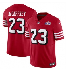 Youth San Francisco 49ers 23 Christian McCaffrey New Red 2023 F U S E Vapor Untouchable Limited Stitched Football 2024 Super Bowl LVIII Jersey Youth San Francisco 49ers 23 Christian McCaffrey New Red 2023 F U S E Vapor Untouchable Limited Stitched Football 2024 Super Bowl LVIII Jersey