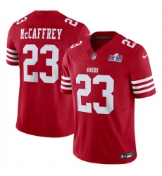 Youth San Francisco 49ers 23 Christian McCaffrey Red 2023 F U S E Vapor Untouchable Limited Stitched Football 2024 Super Bowl LVIII Jersey Youth San Francisco 49ers 23 Christian McCaffrey Red 2023 F U S E Vapor Untouchable Limited Stitched Football 2024 Super Bowl LVIII Jersey
