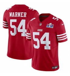 Youth San Francisco 49ers 54 Fred Warner Red 2023 F U S E Vapor Untouchable Limited Stitched Football 2024 Super Bowl LVIII Jersey Youth San Francisco 49ers 54 Fred Warner Red 2023 F U S E Vapor Untouchable Limited Stitched Football 2024 Super Bowl LVIII Jersey