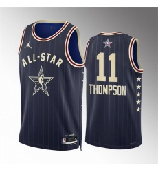 Men 2024 All Star 11 Klay Thompson Navy Stitched Basketball Jersey Men 2024 All Star 11 Klay Thompson Navy Stitched Basketball Jersey