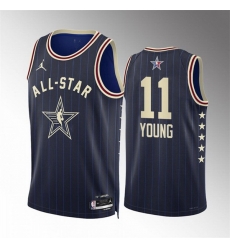Men 2024 All Star 11 Trae Young Crimson Navy Stitched Basketball Jersey Men 2024 All Star 11 Trae Young Crimson Navy Stitched Basketball Jersey