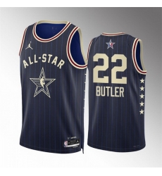 Men 2024 All Star 22 Jimmy Butler Navy Stitched Basketball Jersey Men 2024 All Star 22 Jimmy Butler Navy Stitched Basketball Jersey