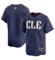 Men Cleveland Guardians Blank Navy 2024 City Connect Limited Stitched Baseball Jersey Men Cleveland Guardians Blank Navy 2024 City Connect Limited Stitched Baseball Jersey