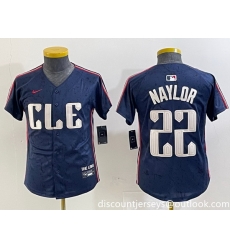 Youth Cleveland Guardians 22 Josh Naylor Navy 2024 City Connect Limited Stitched jerseys 5 Youth Cleveland Guardians 22 Josh Naylor Navy 2024 City Connect Limited Stitched jerseys 5