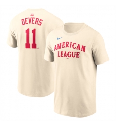 Men American League 11 Rafael Devers Cream 2024 All Star Name 26 Number T Shirt Men American League 11 Rafael Devers Cream 2024 All Star Name 26 Number T Shirt