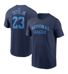 Men National League 23 Fernando Tatis Jr Navy 2024 All Star Name 26 Number T Shirt Men National League 23 Fernando Tatis Jr Navy 2024 All Star Name 26 Number T Shirt