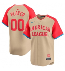 Men American League Customized Cream 2024 All Star Limited Stitched Jersey Men American League Customized Cream 2024 All Star Limited Stitched Jersey