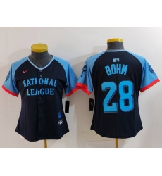 Women National League 28 Alec Bohm Navy 2024 All Star Limited Stitched Baseball Jersey 1 Women National League 28 Alec Bohm Navy 2024 All Star Limited Stitched Baseball Jersey 1