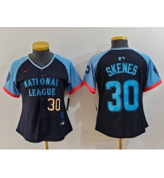 Women National League 30 Paul Skenes Navy 2024 All Star Limited Stitched Baseball Jersey 6 Women National League 30 Paul Skenes Navy 2024 All Star Limited Stitched Baseball Jersey 6