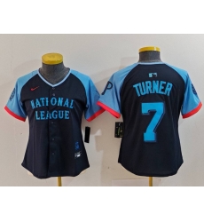 Women National League 7 Trea Turner Navy 2024 All Star Limited Stitched Baseball Jersey 5 Women National League 7 Trea Turner Navy 2024 All Star Limited Stitched Baseball Jersey 5