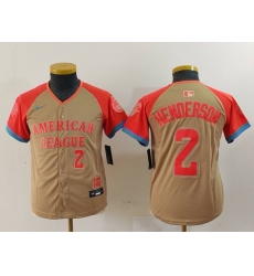 Youth American League 2 Gunnar Henderson Cream 2024 All Star Limited Stitched Jersey 3 Youth American League 2 Gunnar Henderson Cream 2024 All Star Limited Stitched Jersey 3