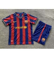 Youth Retro Soccer Jerseys Barcelona Blue Red 09 10 Youth Retro Soccer Jerseys Barcelona Blue Red 09 10