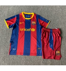 Youth Retro Soccer Jerseys Barcelona Blue Red 10 11 Youth Retro Soccer Jerseys Barcelona Blue Red 10 11