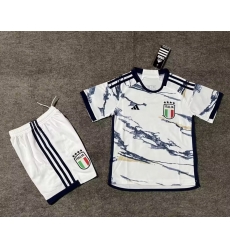 Youth Soccer Jersey Italy Away White Youth Soccer Jersey Italy Away White