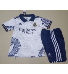 Youth Soccer Jersey Real Madrid Dragon White 23 24 Youth Soccer Jersey Real Madrid Dragon White 23 24