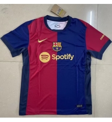 Men 2024 2025 Soccer Jersey Barcelona Blue Red Home Men 2024 2025 Soccer Jersey Barcelona Blue Red Home